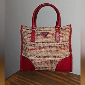 PRADA Tweed Bag
